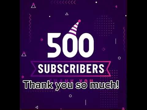 Thank you for 500 subscribers @7amomy #500subscribers #7amomy