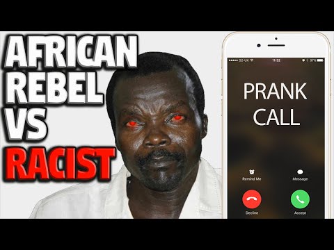 African Rebel Runs Into a RACIST During Prank Call!