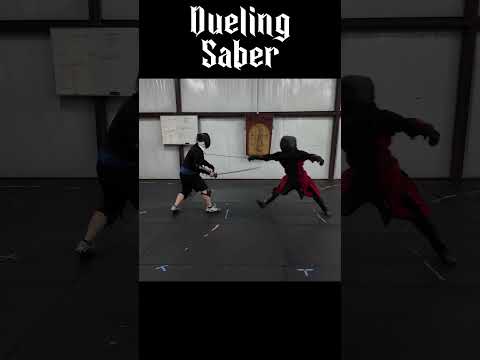 Dueling Saber! David vs Elliot #sword #martialarts #hema