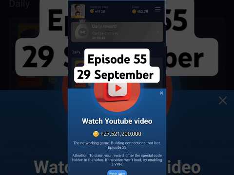 29 September, YouTube video code X Empire| episode 55| musk mpire