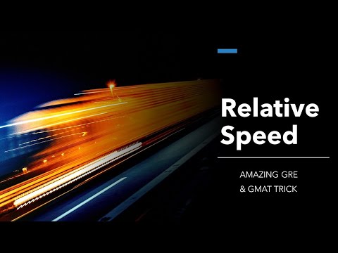 How to do Relative Speed: Heading Towards Each Other