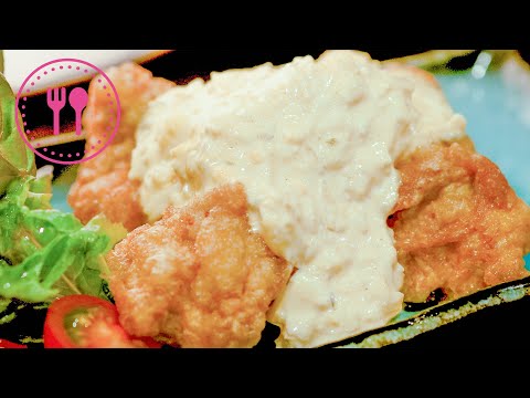 Lots of tartar! Chicken Namban, a Miyazaki dish of fried chicken with tartar sauce