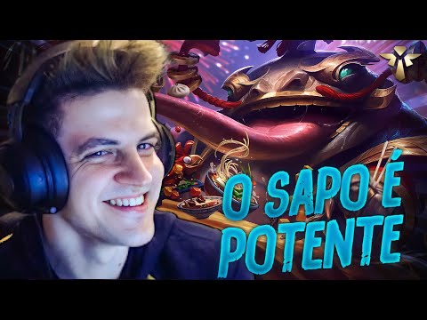 Tahm Kench SUPORTE dando LINGUADAS em TODOS! 🐸😝