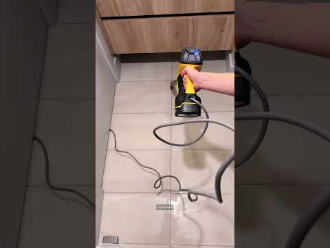 How to DEEP Cleaning Grout using steamer 🤩 #shorts #amazonfinds #cleaningtips