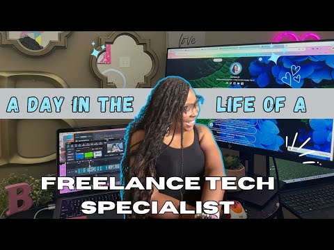 A Day In The Life of A Freelance Tech Support Specialist | Work From Home