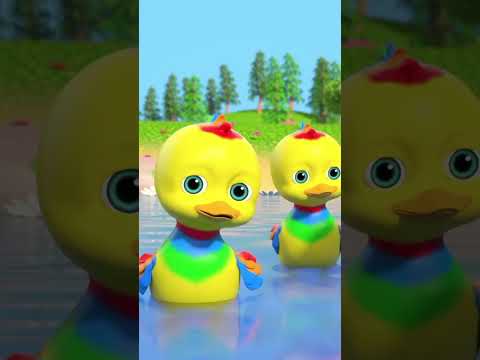 Five Little Ducks #counting #learning #kidssongs #trending #shorts #viral