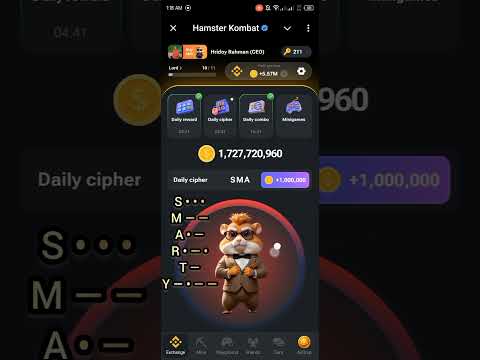 2 September daily chipper hamster Kombat | 1,000,000 million task completed Hamster Kombat