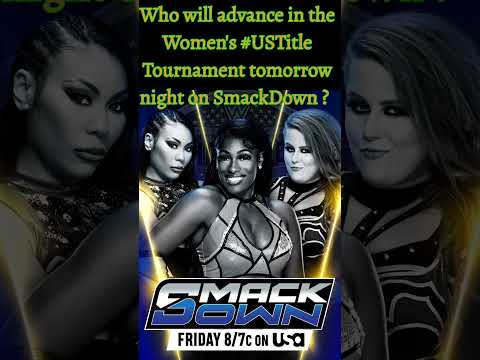 Who will advance in the Women's #USTitle ? #wwe #smackdown #ustitle