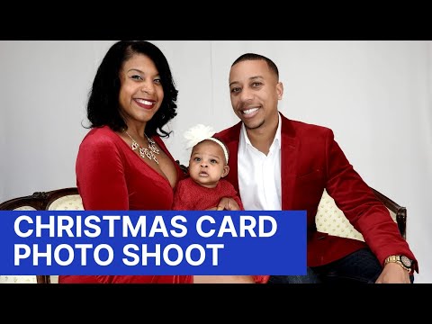 Christmas Card Photo Shoot & Card Reveal | Vlogmas 2019