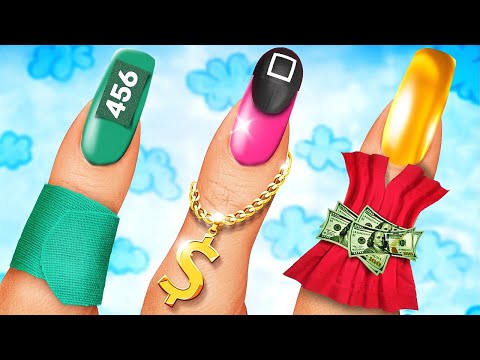 Broke vs Rich vs Giga Rich in SQUID GAME! How to Become Rich and Popular