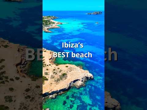 Discover the best beach in IBIZA! 🏝️☀️#relaxing #drone #vacation