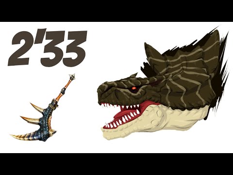 MHW Iceborne Brute Tigrex 2'33 Long Sword