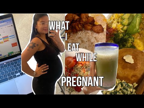 what i eat while pregnant + working from home vlog (quick, healthy + Filipino Chicken Tocino recipe)