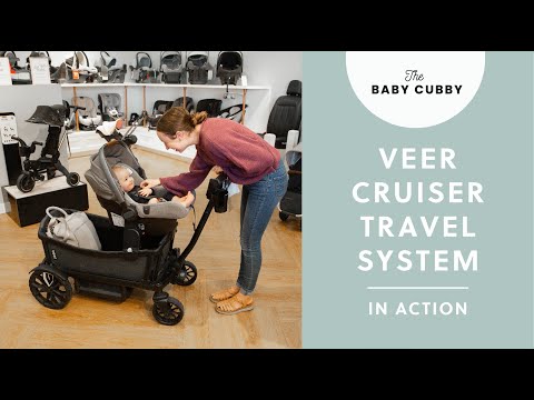 The Veer Cruiser Travel System in Action - ft. The Nuna PIPA lite | Veer Cruiser With Nuna PIPA lite