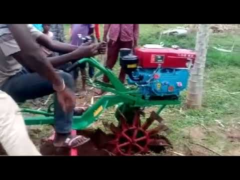 Different ways to play the single-wheel tillage machine