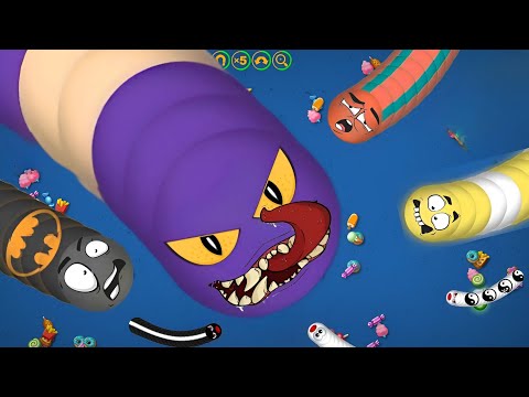 Worms zone Snake Game | Biggest Monster Snake🐍 |#wormszone #slitherio #snakeio #wormszoneio #18