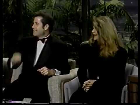 John Travolta & Kirstie Alley @ The Tonight Show With Johnny Carson -  December 14, 1990