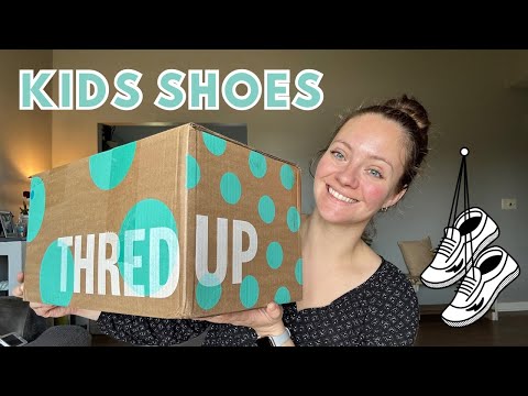 Unboxing Kids Shoes ThredUP Rescue Box to Resell on Poshmark 🤑