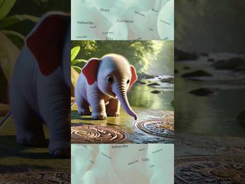 Mystery of the River Carvings: Baby Elephant's Daily Song #cute #song #3d #elephant #foryou