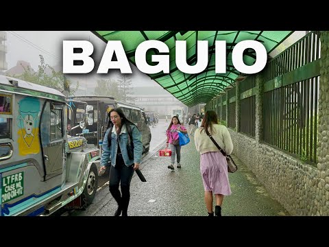 Walk Through Baguio City’s COLD & FOGGY Streets! | Coldest Season is Starting!