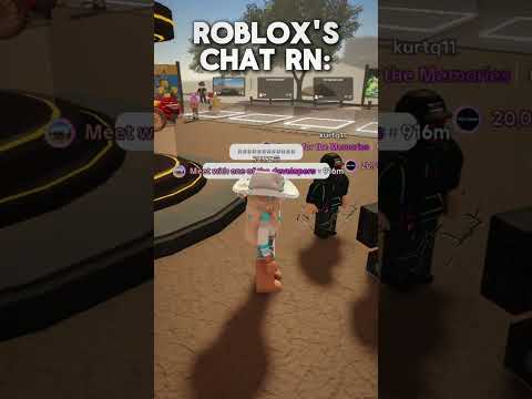 roblox chat is tagging everything rn - #shorts #tags #robloxmoderation #chat #robloxchat #hashtag