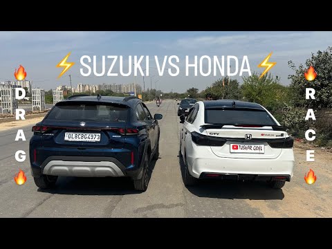 FRONX TURBO VS HONDA CITY: DRAG RACE⚡️