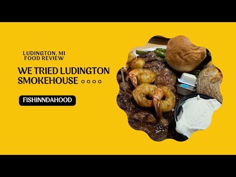 WE TRIED LUDINGTON SMOKEHOUSE IN MICHIGAN#fypyoutube #foodreview #FOOD #explorepage #ludington