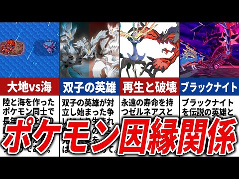 禁止伝説ポケモンの因縁を総まとめ【歴代ポケモン】