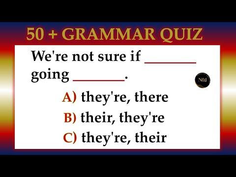 50 + test - English Mixed Quiz | English Grammar - All Tenses Quiz in English | No.1 Quality English