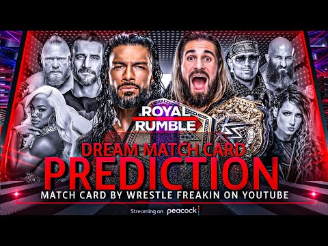 WWE Royal Rumble 2024 - Match Card Prediction HD | Wrestle Freakin