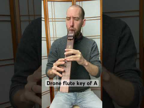 Here’s a beautiful tune played on our drone flute in the key of A #vibration #432hz #droneflute