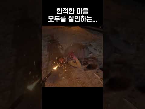 한적한 작은 마을에 무법자가 도착했다 #레데리2 #레드데드리뎀션 #레데온