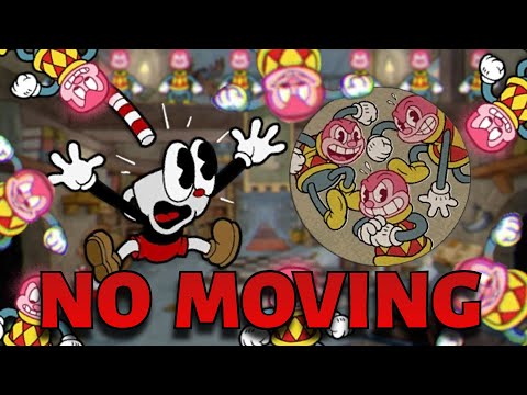 Can I beat The Pawns in Cuphead WITHOUT MOVING (No Running, No Dashing, No Rolling)