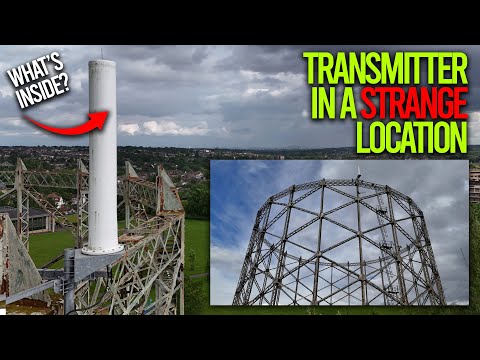 Why Is This Transmitter On A London Gas Holder? - New Barnet