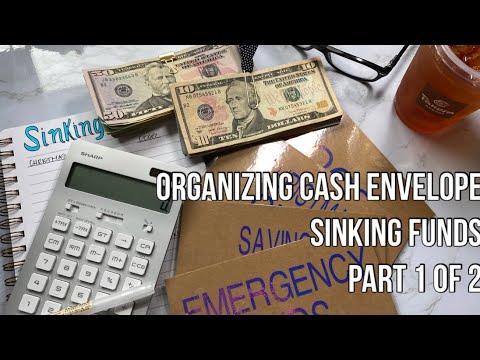 Cash Envelopes Sinking Funds - Reorganizing My Sinking Funds + Stuffing Cash | Part 1 of 2