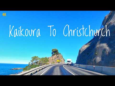 Kaikoura To Christchurch New Zealand Driving Tour 2024 4K | South Island New Zealand Travel Tour 4K