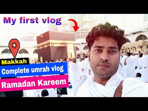 My first complete umrah vlog in 2023 | Perform umrah | My first vlog | Masjid al-haram 🕋