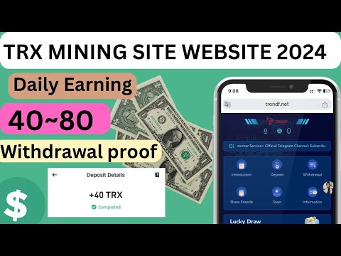 TRONDF Best mining website | New Tron-TRONDF Earning site |  longtime trusted income trx site