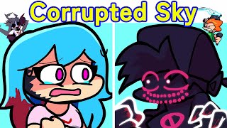 Friday Night Funkin' Corruption: Remastered Sky Vs Evil Boyfriend, Pico & GF + Cutscenes (FNF MOD)