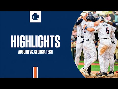 Auburn Baseball: Highlights vs Georgia Tech