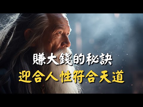 賺大錢的秘訣：迎合人性、符合天道！ #禪能量