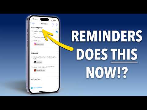 Reminders is AWESOME when you know how to use it! (14 Tips & Tricks for iPhone)