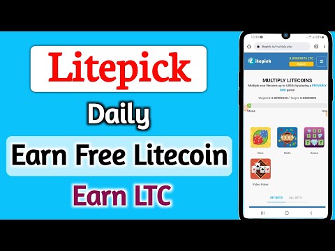 Earn Free LTC | Litepick Best Online Earn Money Site | Unlimited Free Litecoin Income |