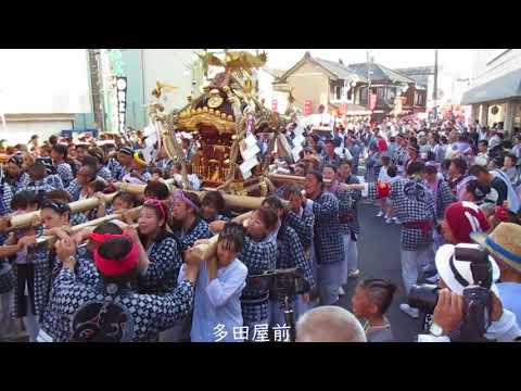 八重垣神社祇園祭　神輿連合渡御　萬町2018.8.5