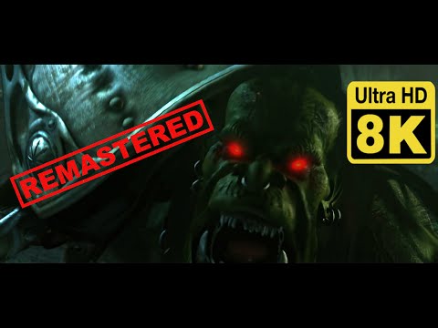 Hellscream vs Mannoroth Warcraft 3 Reforged 8K (Remastered with Neural Network AI)