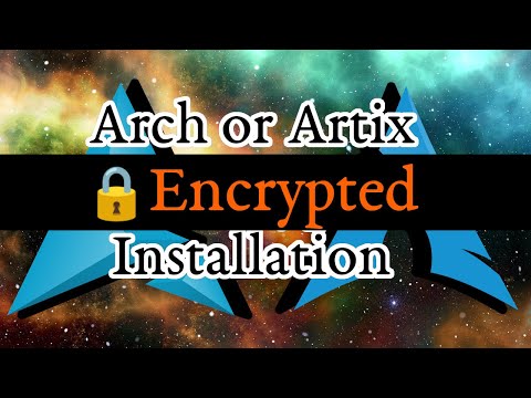 Install Artix or Arch Linux (Encrypted system)