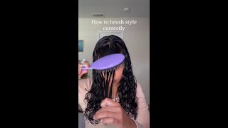 Brush and Style Curls Hack