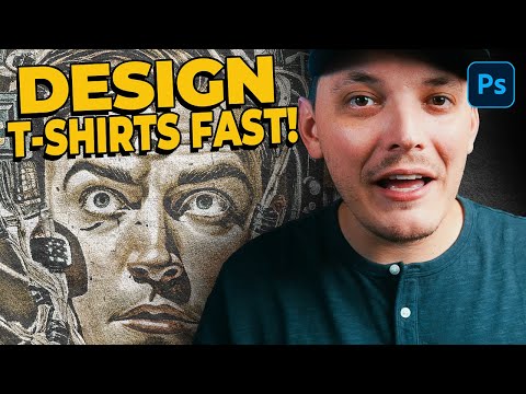 Design Awesome T-Shirts Faster Than Ever! (Photoshop Tutorial)