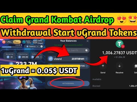 "How to Claim & Withdraw Grand Kombat Airdrop | vGrand Token Price Explained | Earn With Abhi"