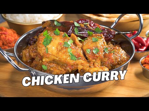 Indian Style CHICKEN CURRY RECIPE. How to Make HOMEMADE SPICY and AROMATIC Chicken Curry.